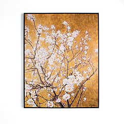 Ručne maľovaný obraz Graham & Brown Blossom, 90 × 70 cm