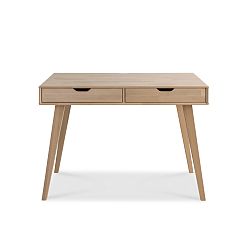 Ručne vyrábaný pracovný stôl z masívneho brezového dreva Kiteen Kolo