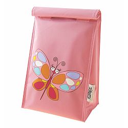Ružové detské vrecko na desiatu Navigate Butterfly