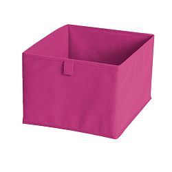 Ružový textilný úložný box JOCCA, 30 × 30 cm