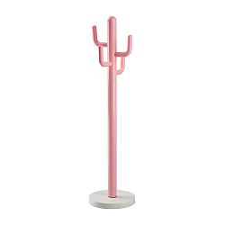 Ružový vešiak Kare Design Kaktus