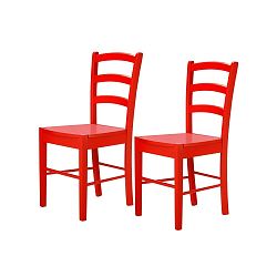 Sada 2 červených stoličiek Støraa Trento Quer