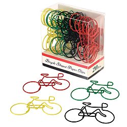 Sada 20 kancelárskych spiniek Rex London Le Bicycle