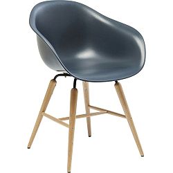 Sada 4 sivých jedálenských stoličiek Kare Design Forum Object