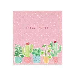 Sada lepiacich papierikov Sass & Belle Pastel Cactus Sticky Note