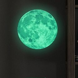 Samolepka svietiaca v tme Ambiance Real Moon