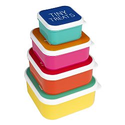 Set 4 ks desiatových boxov Happy Jackson Snack