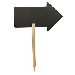 Set popisovacej tabule na stojane a kriedovej fixky Securit® Silhouette Arrow, 73 x 45 cm