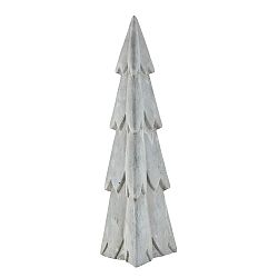 Sivá dekoratívna soška KJ Collection Christmas Tree, 32,5 cm