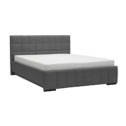 Sivá dvojlôžková posteľ Mazzini Beds Dream, 140 × 200 cm