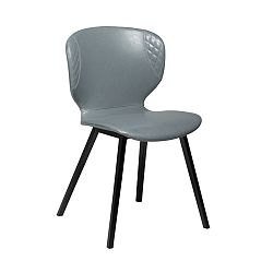 Sivá koženková jedálenská stolička DAN-FORM Denmark Hawk