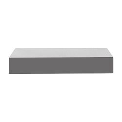 Sivá nástenná polička Intertrade Shelvy, dĺžka 23,5 cm