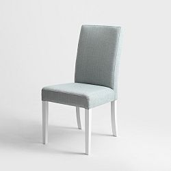 Sivá stolička s bielymi nohami Custom Form Wilton