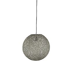 Sivé stropné svietidlo LABEL51 Twist, ⌀ 60 cm

