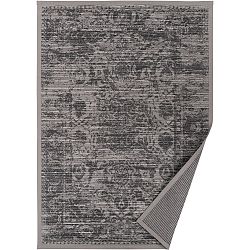 Sivo-béžový vzorovaný obojstranný koberec Narma Palmse, 140 x 200 cm
