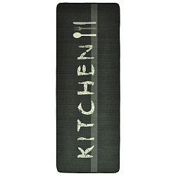 Sivohnedý kuchynský behúň Zala Living Kitchen, 67 × 180 cm