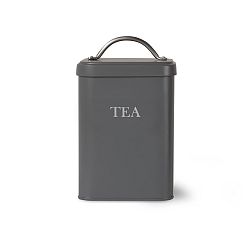 Sivý box na čaj Garden Trading In Charcoal