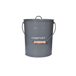 Sivý kompostér Garden Trading Compost Bucket, 10 l