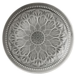 Sivý servírovací kameninový tanier Ladelle Catalina, ⌀ 33,5 cm