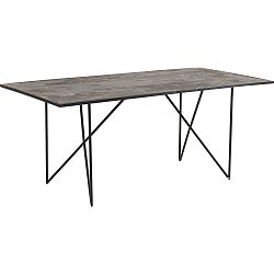 Sivý stôl Kare Design Quarry, 180 × 76 cm