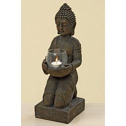 Sivý svietnik Boltze Buddha