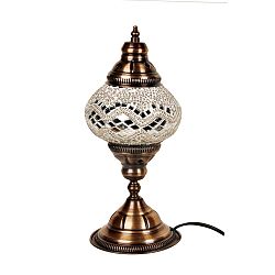 Sklenená ručne vyrobená lampa Dianthe, ⌀ 13 cm