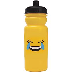 Športová fľaša na vodu Bergner Emoticon Laugh, 600 ml