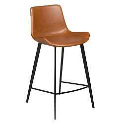 Svetlohnedá koženková barová stolička DAN-FORM Denmark Hype
