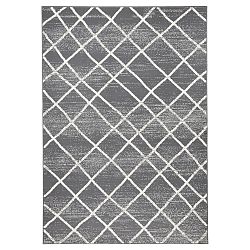 Tmavosivý koberec Hanse Home Rhombe, 140 × 200 cm
