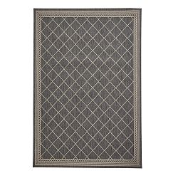 Tmavosivý koberec Think Rugs Cottage, 120 × 170 cm