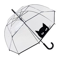 Transparentný dáždnik Looking Cat