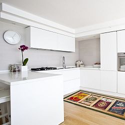 Vysokoodolný kuchynský koberec Webtappeti Caddy, 60 × 150 cm
