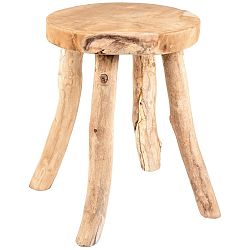 Záhradná stolička z teakového dreva Massive Home Cowboy