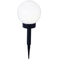 Záhradné solárne LED svetlo Best Season Globe Stick, priemer 15 cm