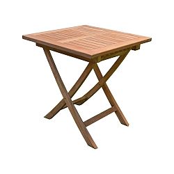 Záhradný skladací stôl z teakového dreva ADDU Solo, dĺžka 75 cm