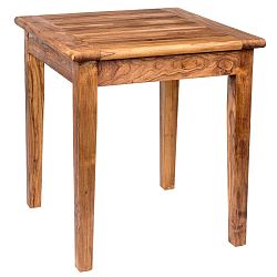 Záhradný stôl s doskou z teakového dreva Massive Home Ravenna, šírka 70 cm