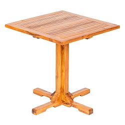 Záhradný stôl s doskou z teakového dreva Massive Home Ravenna, šírka 75 cm