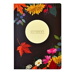 Zápisník Portico Designs Autumn Floral Flexi, 160 stránok