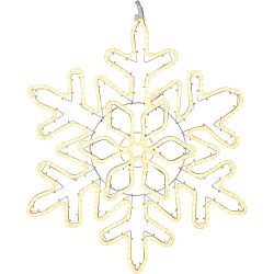Závesná svietiaca LED dekorácia Best Season NeoLED Snowflake Gold