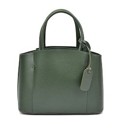 Zelená kožená kabelka Isabella Rhea Fabia
