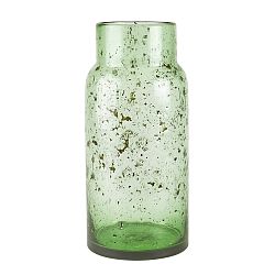 Zelená sklenená váza Villa Collection