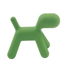 Zelená stolička Magis Puppy, dĺžka 56 cm