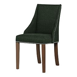 Zelená stolička s tmavohnedými nohami Ted Lapidus Maison Patchouli