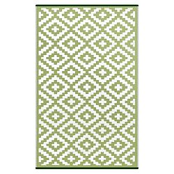 Zeleno-biely obojstranný vonkajší koberec Green Decore Kranda, 120 × 180 cm