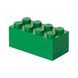 Zelený úložný box LEGO® Mini Box Green Lungo