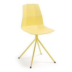 Žltá jedálenská stolička La Forma Pixel